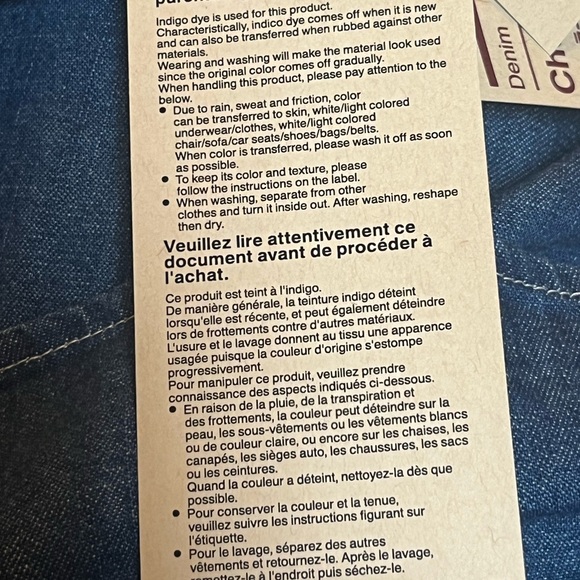 MUJI brand, long sleeve Woman’s denim tunic size S pit to pit length 23 inches - Picture 6 of 11